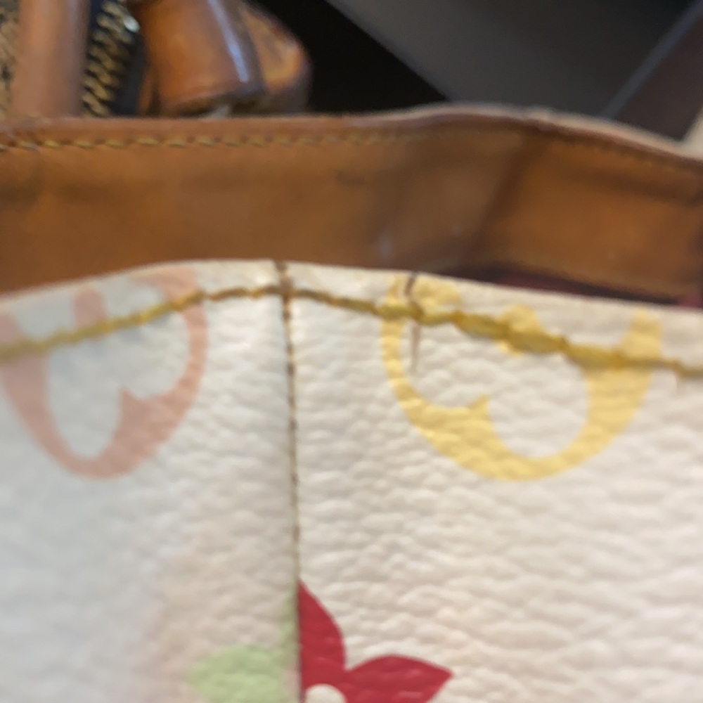 Auth Louis Vuitton Audra tote white monogram handbag - Picture 13 of 13